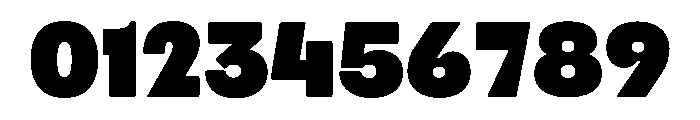 Please Heavy Font OTHER CHARS