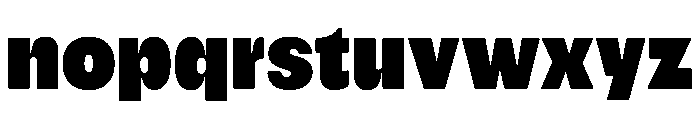Please Heavy Font LOWERCASE