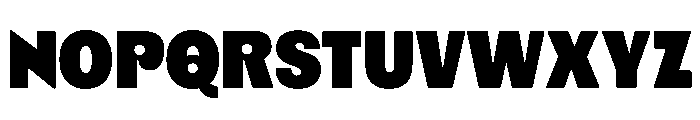 PleaseDisplay Heavy Font UPPERCASE