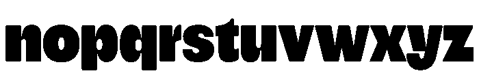 PleaseDisplay Heavy Font LOWERCASE