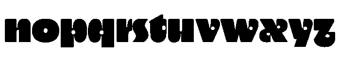 PleasePoster Super Instance Font LOWERCASE