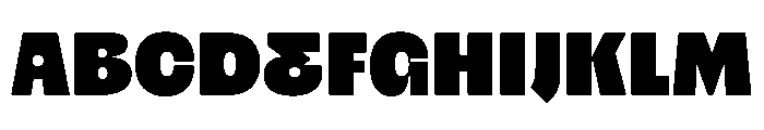 PleasePoster Ultra Instance Font UPPERCASE