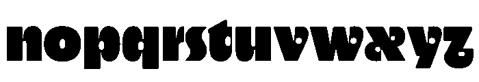 PleasePoster Ultra Instance Font LOWERCASE