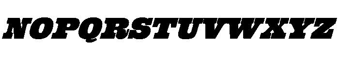 Plinc Behemoth Plinc Behemoth Italic Font UPPERCASE