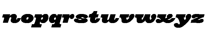 Plinc Behemoth Plinc Behemoth Italic Font LOWERCASE
