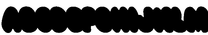 Plinc Bubble Gum Plinc Bubble Gum Drop Shadow Font UPPERCASE