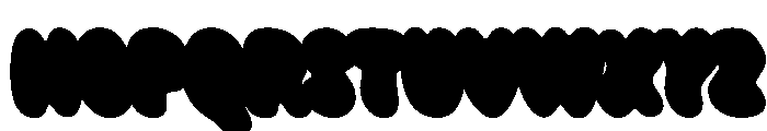 Plinc Bubble Gum Plinc Bubble Gum Drop Shadow Font UPPERCASE