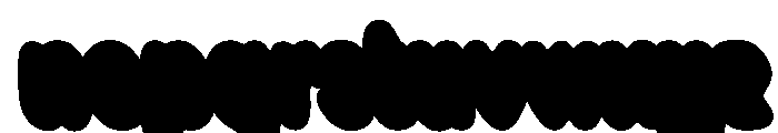 Plinc Bubble Gum Plinc Bubble Gum Drop Shadow Font LOWERCASE