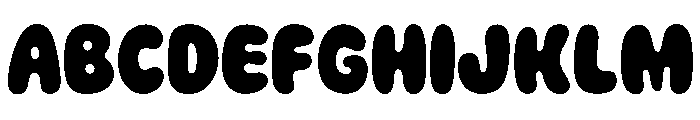 Plinc Bubble Gum Plinc Bubble Gum Font UPPERCASE
