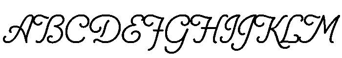 Plinc Circle Circle Font UPPERCASE