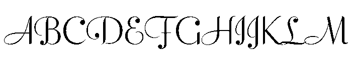Plinc Flourish Plinc Flourish Font UPPERCASE