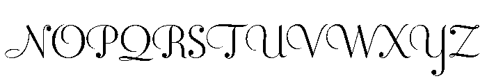 Plinc Flourish Plinc Flourish Font UPPERCASE