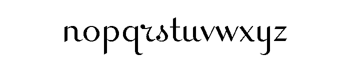 Plinc Flourish Plinc Flourish Font LOWERCASE