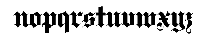 Plinc Hanover Plinc Hanover Font LOWERCASE
