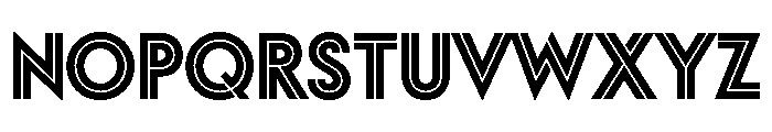 Plinc Inline Plinc Inline Font UPPERCASE