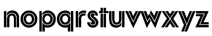 Plinc Inline Plinc Inline Font LOWERCASE