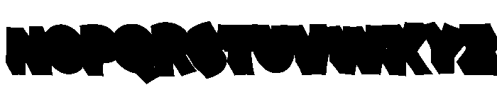 Plinc Kerpow Plinc Kerpow Drop Shadow Font UPPERCASE