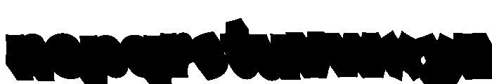 Plinc Kerpow Plinc Kerpow Drop Shadow Font LOWERCASE