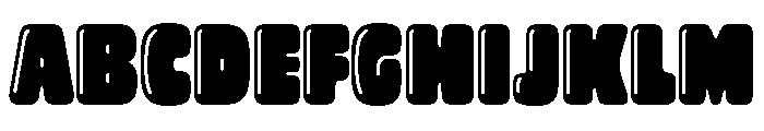 Plinc Thud Plinc Thud Shiny Font UPPERCASE