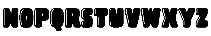 Plinc Thud Plinc Thud Shiny Font UPPERCASE