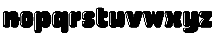 Plinc Thud Plinc Thud Shiny Font LOWERCASE