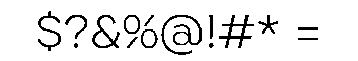 PloniMLv2AAA Light Font OTHER CHARS