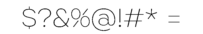 PloniMLv2AAA ULight Font OTHER CHARS
