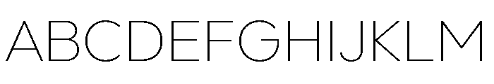 PloniMLv2AAA ULight Font UPPERCASE
