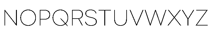 PloniMLv2AAA ULight Font UPPERCASE