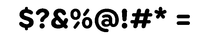 PloniRoundAAA Bold Font OTHER CHARS