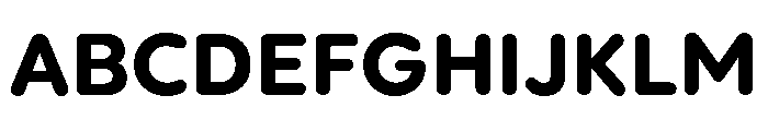 PloniRoundAAA Bold Font UPPERCASE
