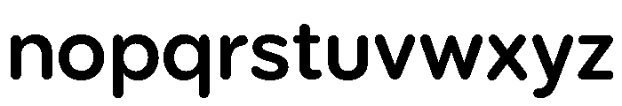 PloniRoundAAA D Bold Font LOWERCASE