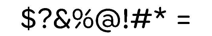 PloniRoundAAA Regular Font OTHER CHARS