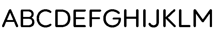 PloniRoundAAA Regular Font UPPERCASE