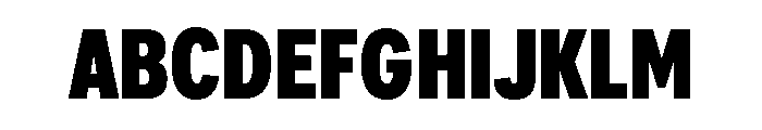 PloniTzarMLv2AAA U Bold Font UPPERCASE
