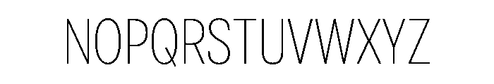 PloniTzarMLv2AAA U Light Font UPPERCASE
