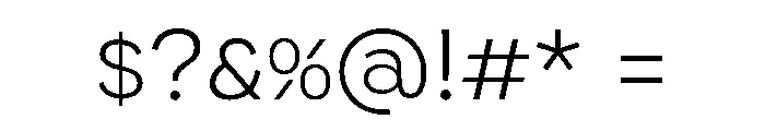 PloniYadv2AAA Light Font OTHER CHARS