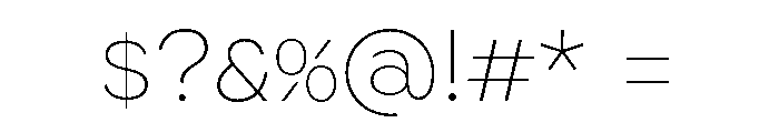 PloniYadv2AAA U Light Font OTHER CHARS
