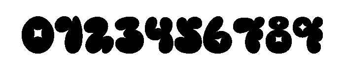 Pluff Sharp Font OTHER CHARS