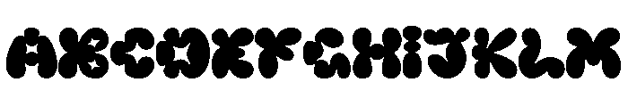 Pluff Soft Font UPPERCASE