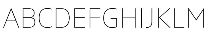 PLURAL THIN Font UPPERCASE
