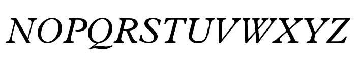 PlantinStd-Italic Font UPPERCASE