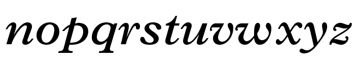 PlantinStd-SemiboldItalic Font LOWERCASE