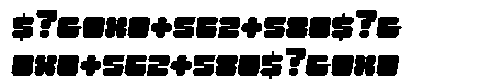 Plenti Black Oblique Font OTHER CHARS
