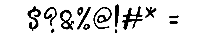 Plact Regular Font OTHER CHARS
