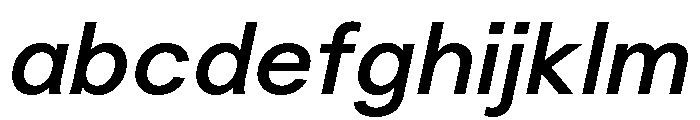 Plaid M Italic FONT