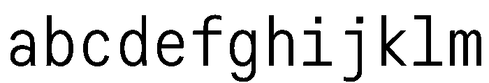Plaid Mono XS FONT