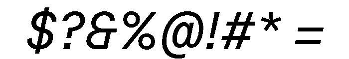Plaid S Italic Font OTHER CHARS