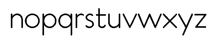 Platten Neu Light Font LOWERCASE