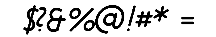 Platten Neu Regular Italic Font OTHER CHARS